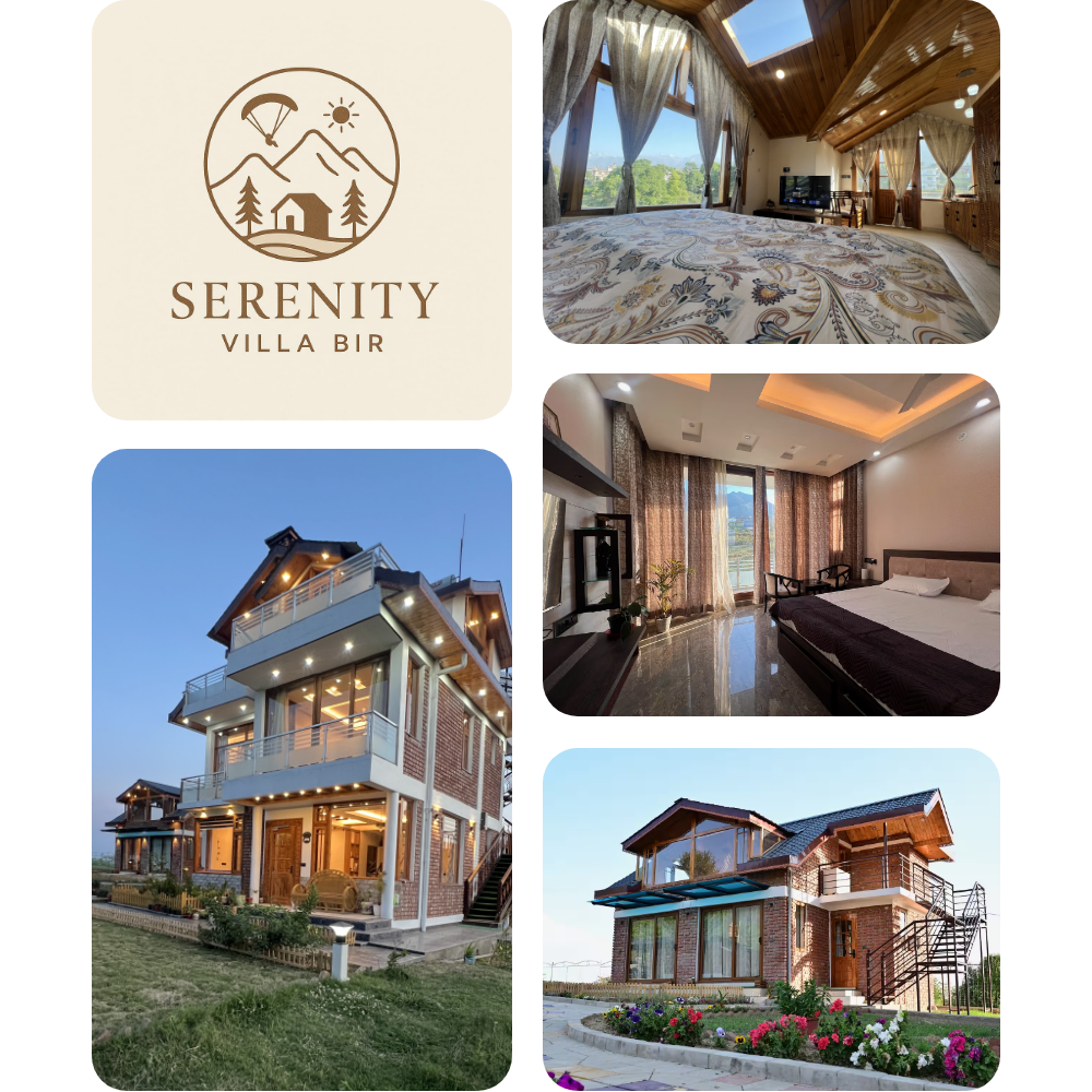 serenity villa bir himachal pradesh